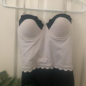 Vintage one peace 80’s open back swim suit